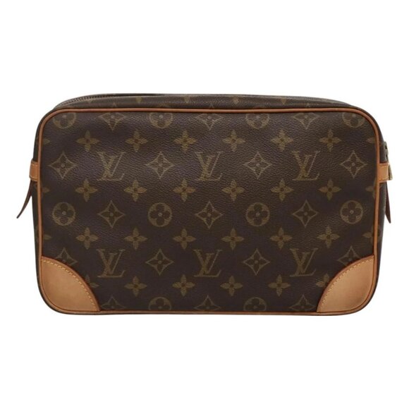 LOUIS VUITTON Monogram Compiegne 28 Clutch Bag - Picture 2 of 16
